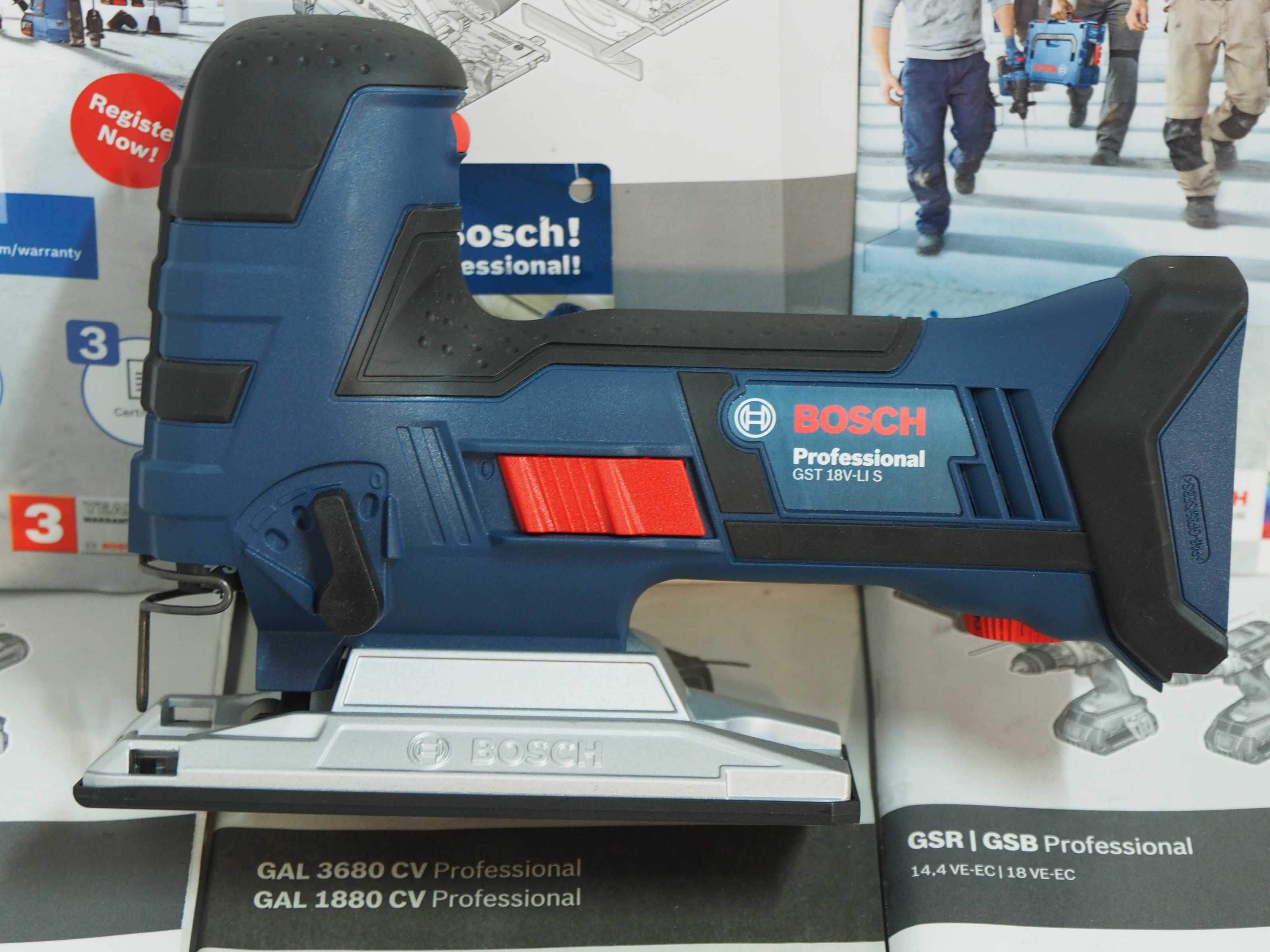 BOSCH GST 18V-LI-S wyrzynarka aku Bez bateria ladowarka