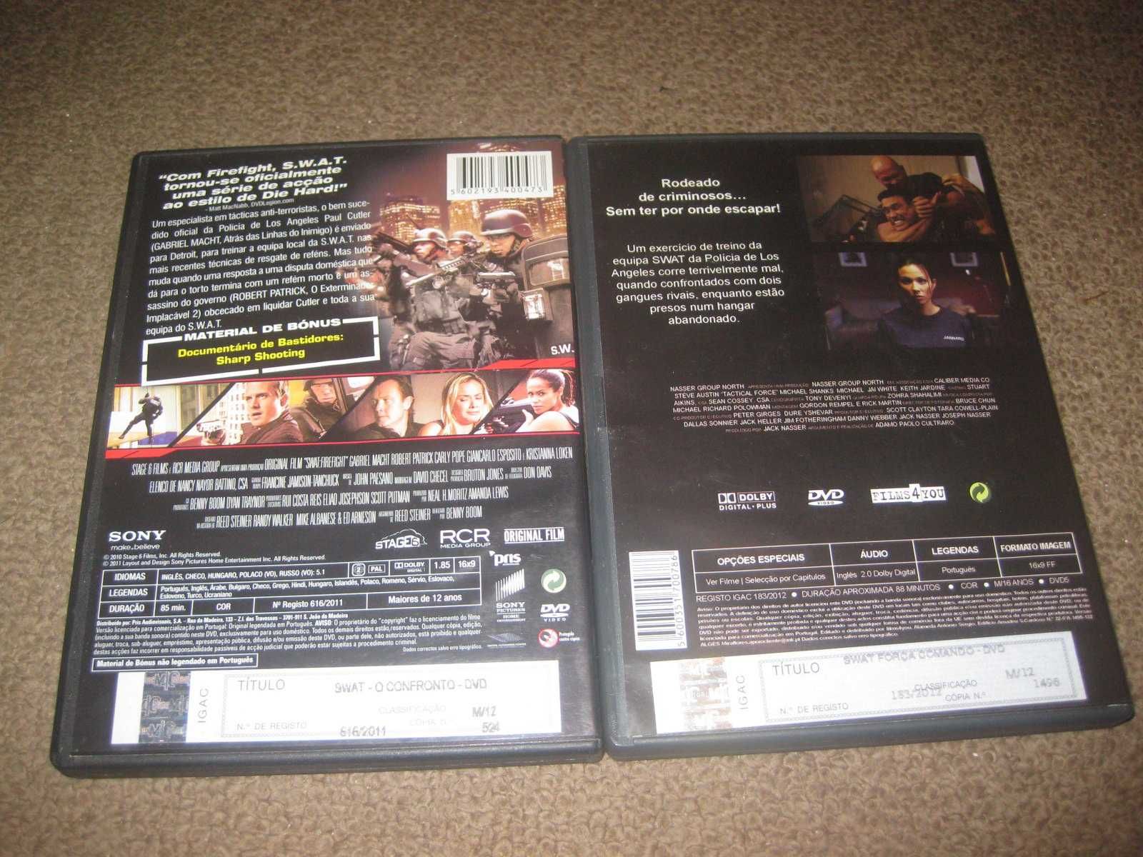 2 Filmes em DVD da Saga "SWAT"