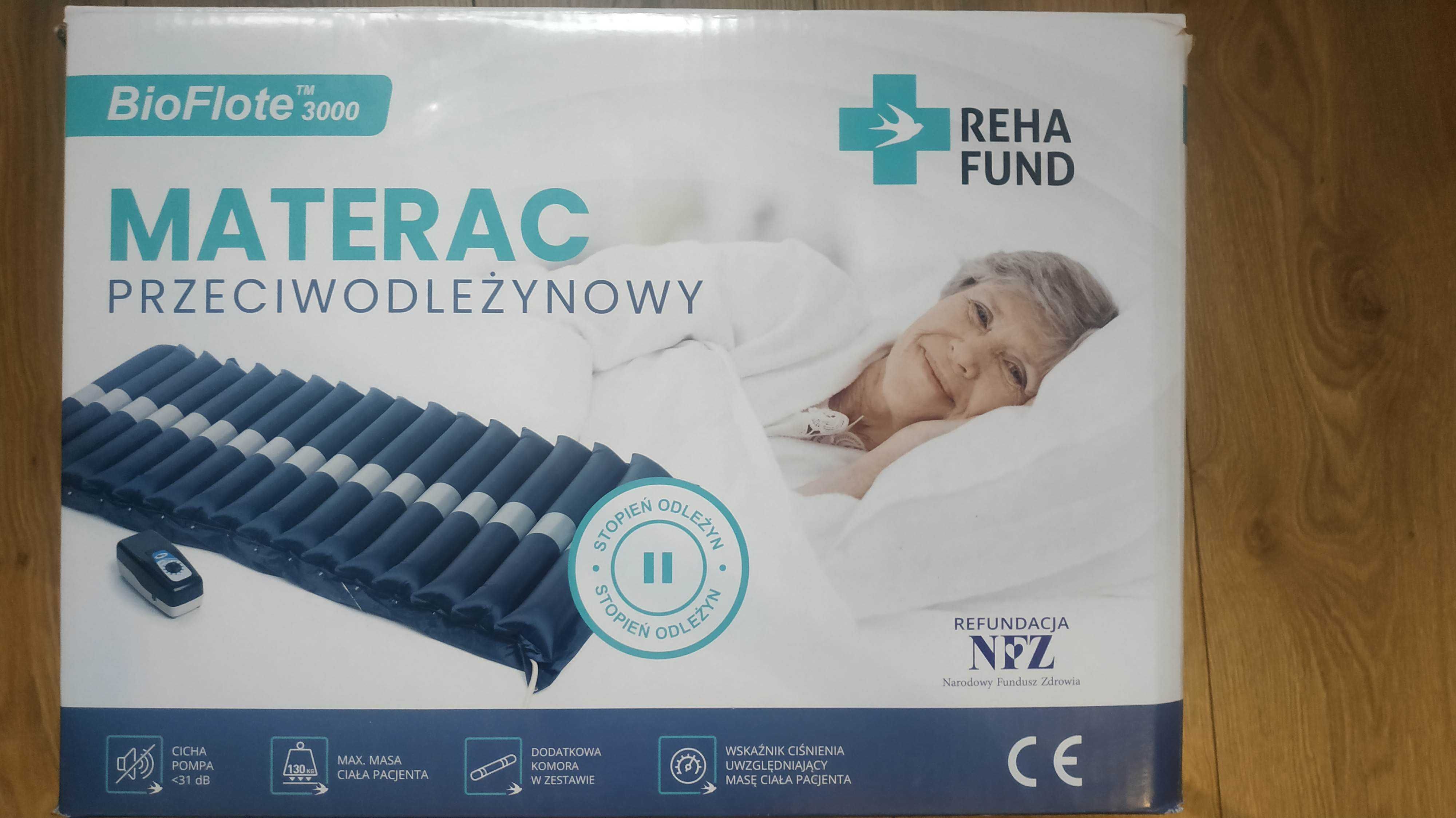 Materac przeciwodleżynowy BioFlote 3000