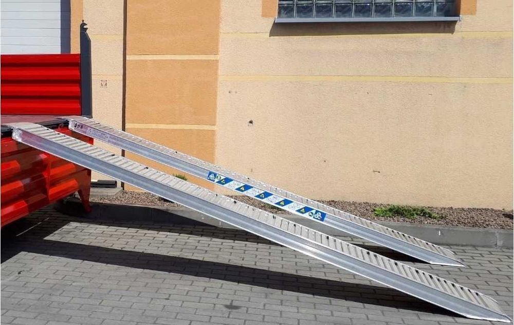 Najazdy Aluminiowe do załadunku maszyn, najazdy 3m/2,5T, Dostawa