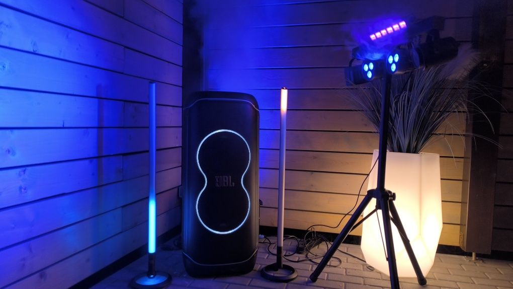 Wynajem Głośnika JBL PARTYBOX ULTIMATE, Dym, Mikrofony, Oświetlenie!