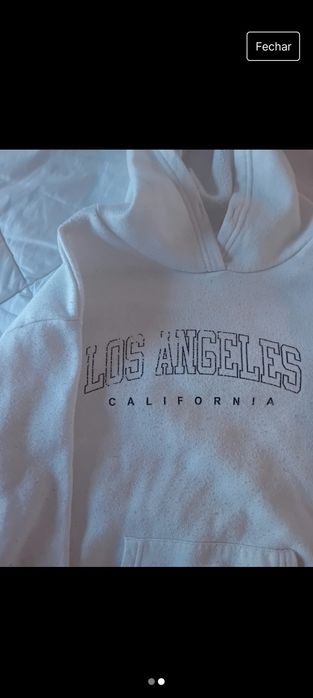 hoodie branco shein