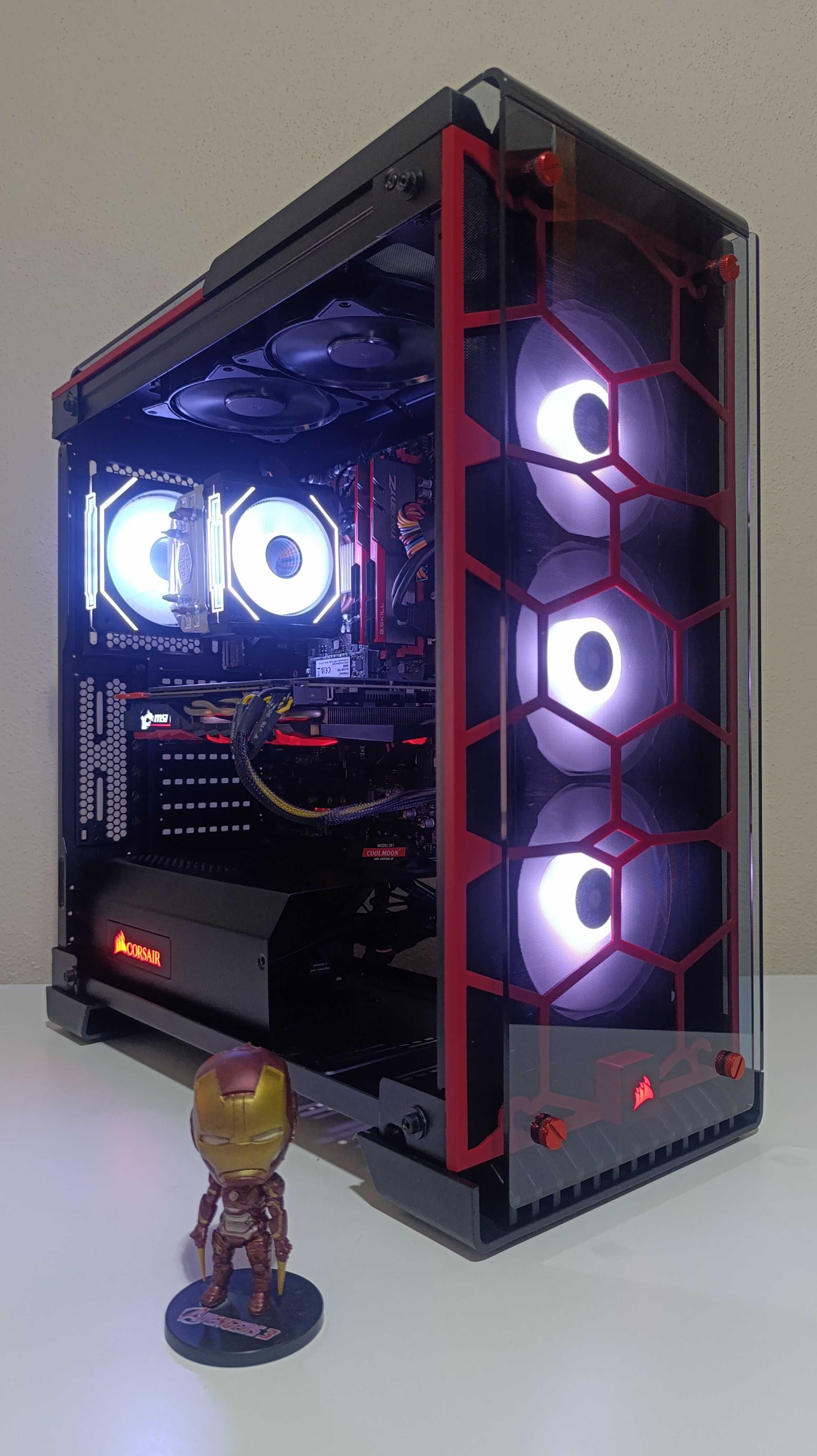 Torre Gaming i7 9700k, GTX 1080 8gb, 16gb RAM, SSD+Hdd