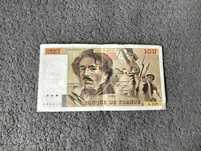 Banknot 100 franków 1991, Francja, Eugene Delacroix