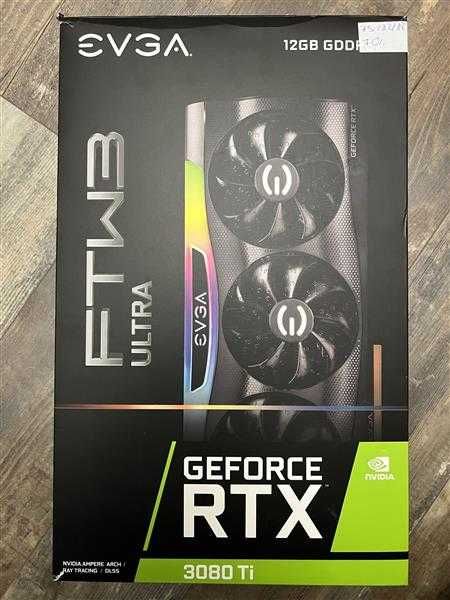 (474$) Видеокарта элитная EVGA 12Gb RTX 3080 Ti FTW3 (+гарантия)