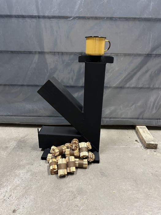 Piecyk rakietowy kominek lampa grzewcza kemping kuuchnia biwak prepers