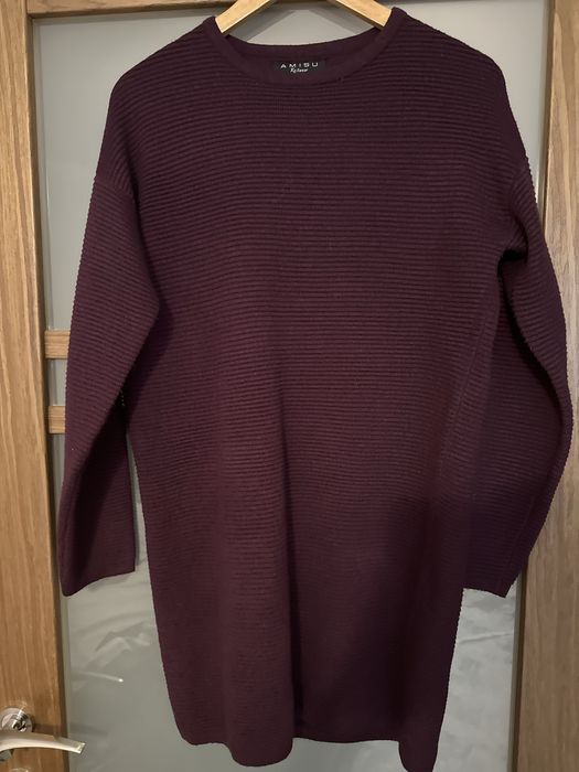Плаття трикотаж бургунді, розмір М