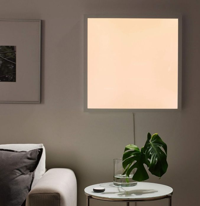 IKEA FLOALT Panel oświetlenia LED 60x60 cm BIAŁY
