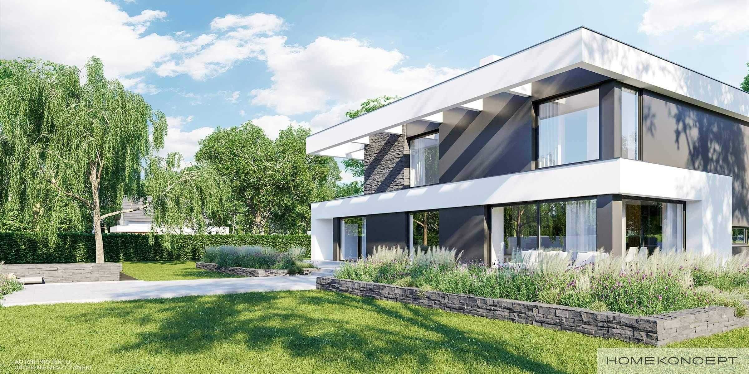 Gotowy projekt domu - Home Koncept 37 Dom o powichrzeni 186,56 m2