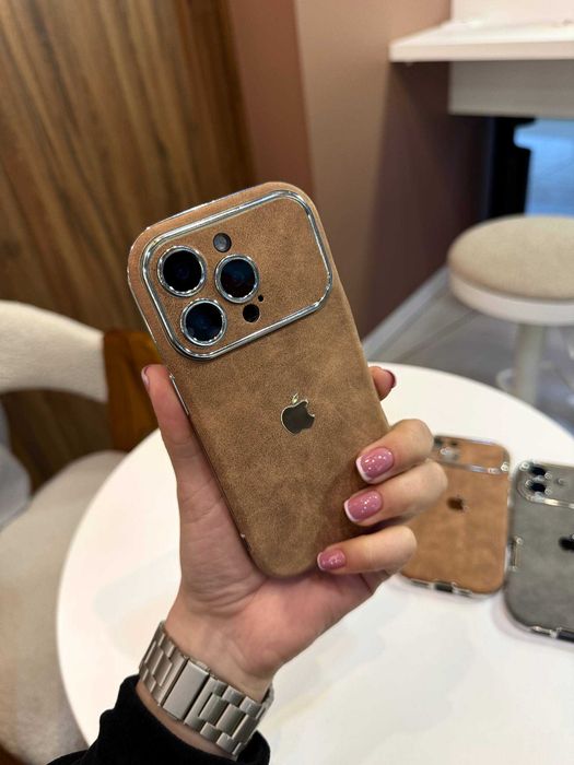 Чохол iPhone Pro Max чехол айфон про макс 15 / 16 велюр