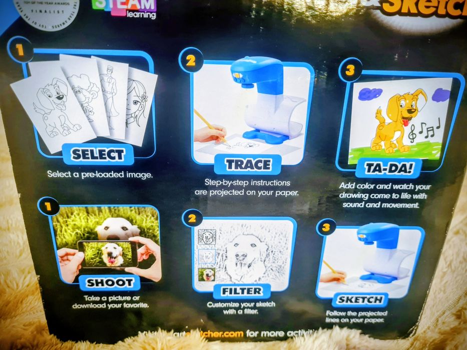 smART sketcher Projektor Rzutnik do pisania rysowania EXTRA