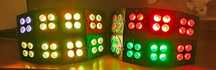 Oświetlacz efekt LED RGB Involight OB350- cena za sztukę