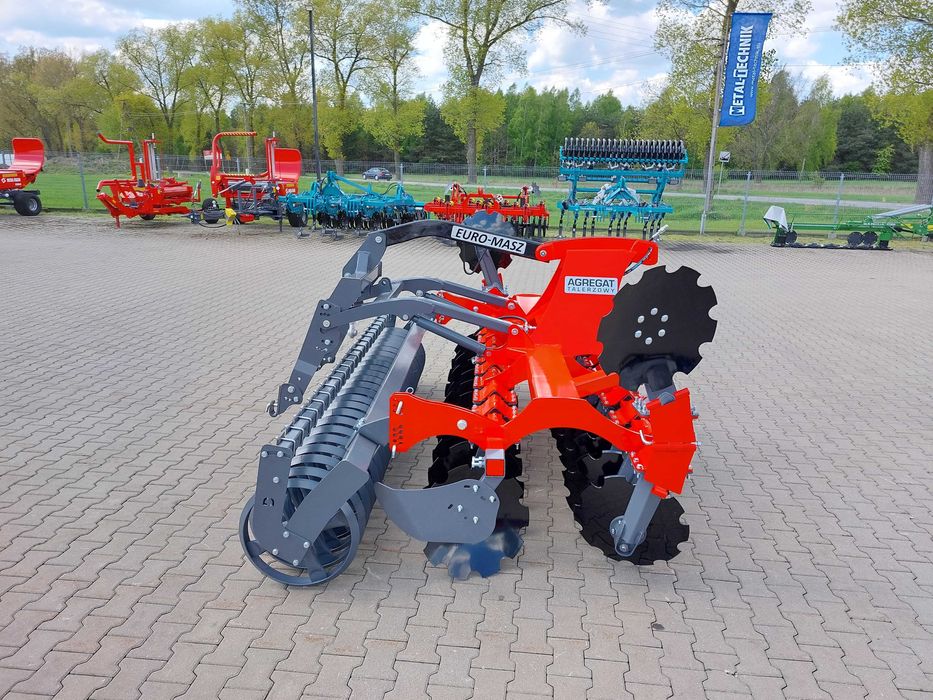 Brona Agregat Talerzowy Uprawowo Siewny EURO MASZ GRANO 2,5m 2,7m 3m