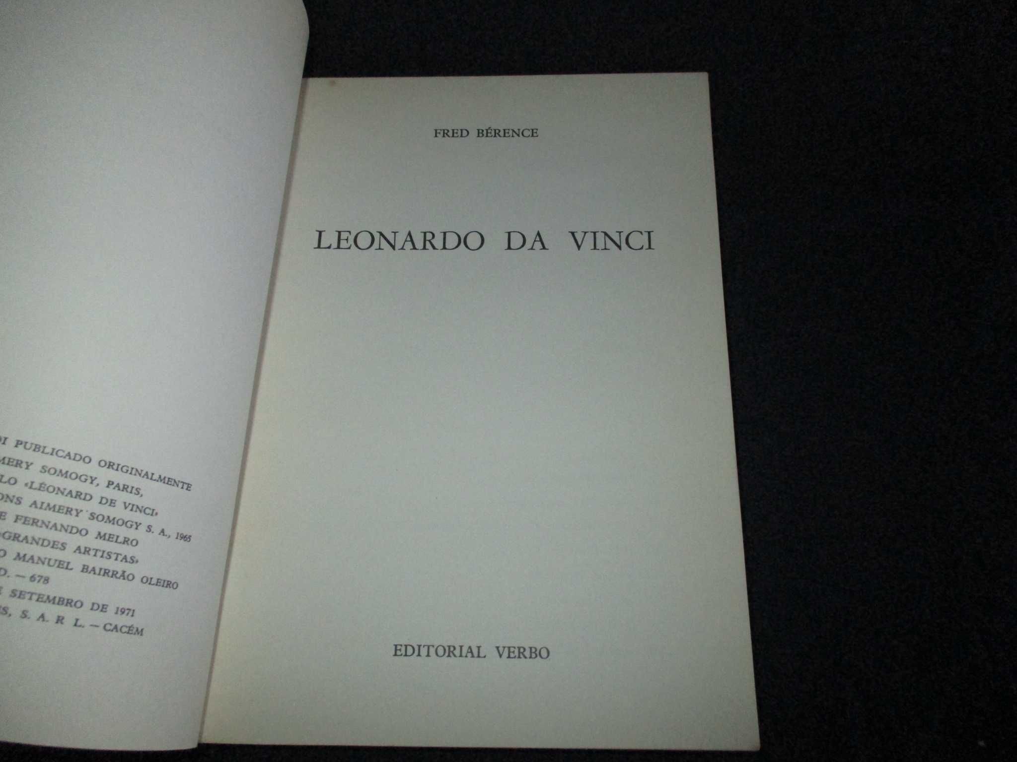 Livro Leonardo Da Vinci Grandes Artistas Verbo