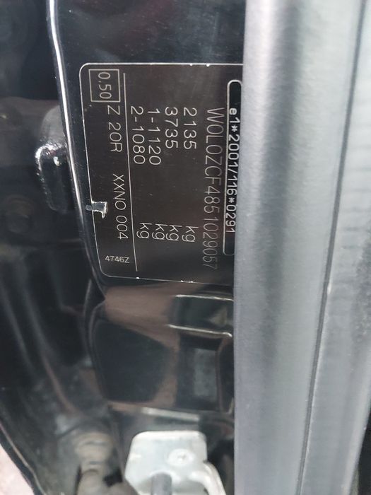 Części do opel signum 1.9 150km cdti silnik z19dth klapa zderzak