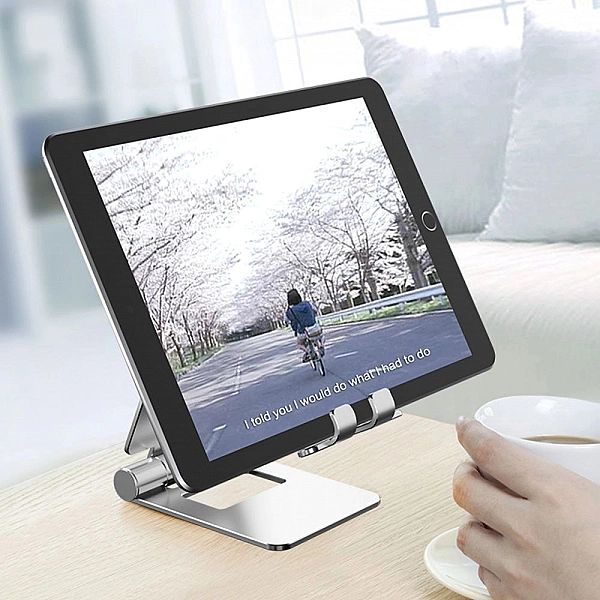 Uniwersalna Podstawka Stojak Z10 Pod Tablet Srebrny