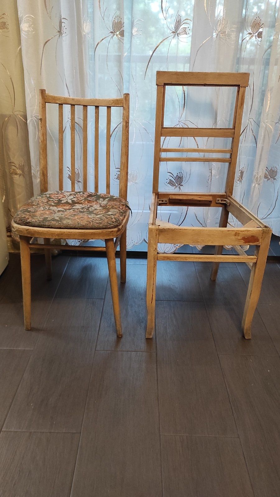 Два винтажных стула под реставрацию