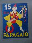 Antigo jornal livro banda desenhada Papagaio nº 15