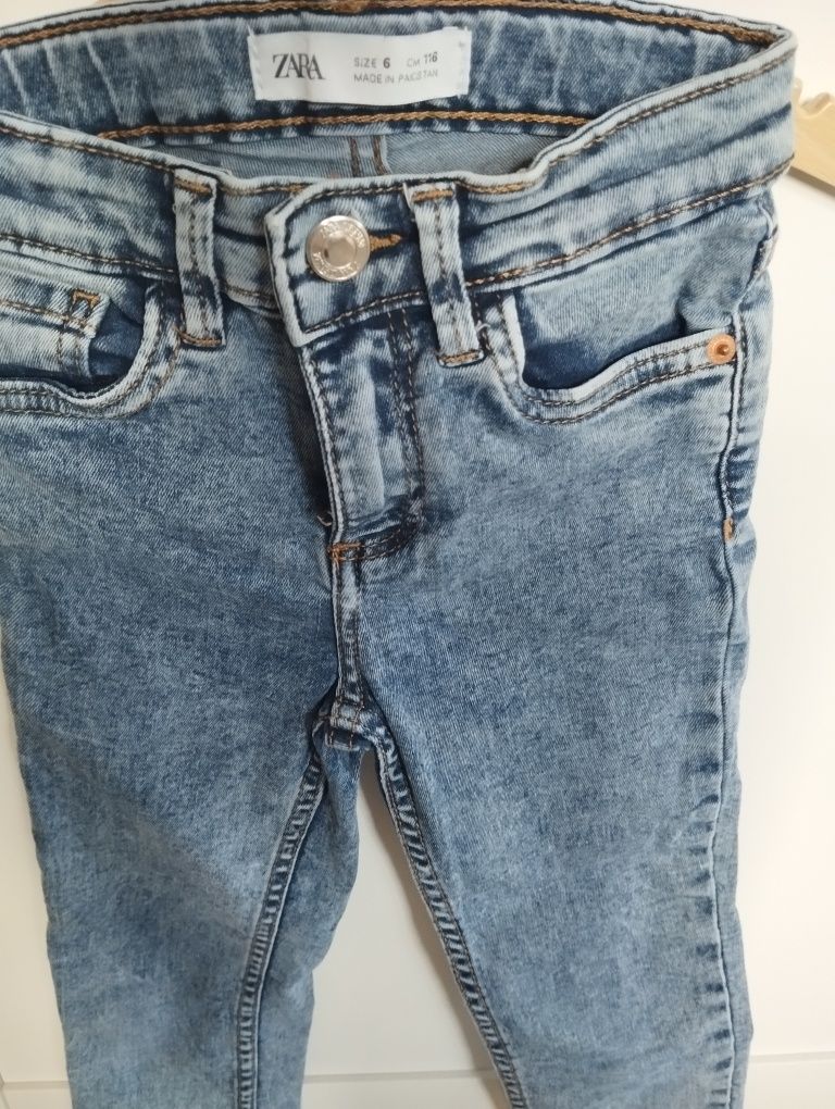 Nowe Spodnie jeansy Zara,rozm.116