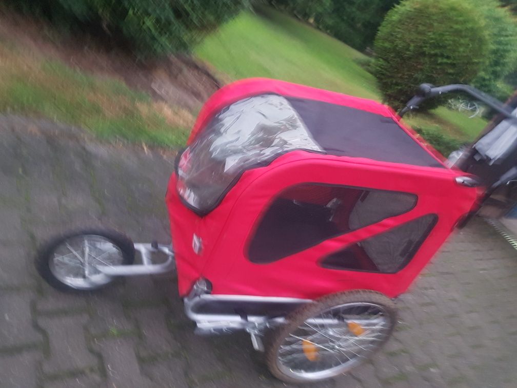 Wózek  dla psa 2w1 przyczepka rowerowa