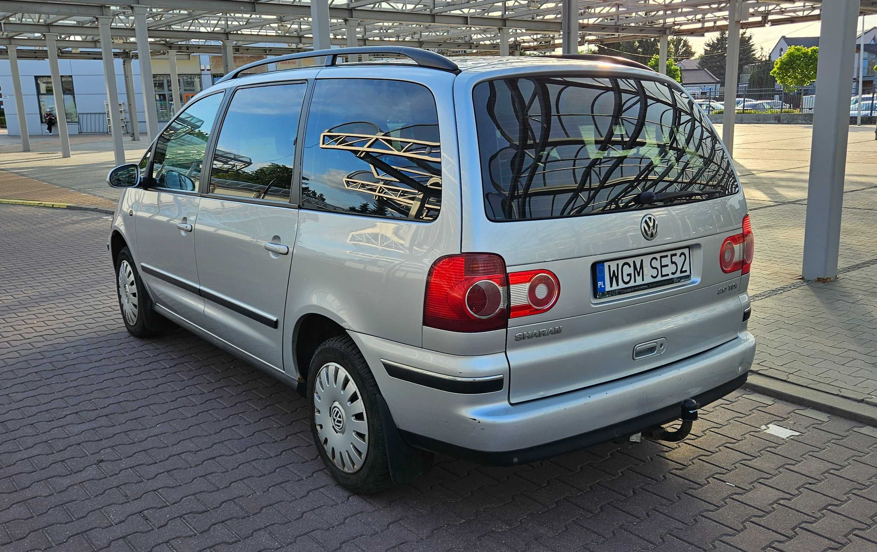 VW Sharan 2.0 TDI, polski salon, skóry, pierwszy prywatny właściciel