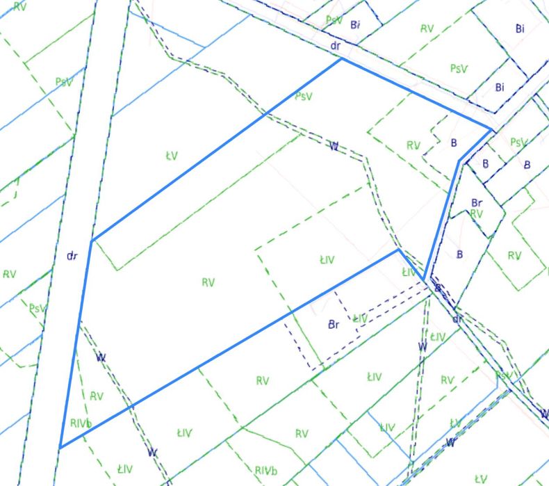 Sprzedam działkę o powierzchni 51 700 mkw przy drodze krajowej nr 50