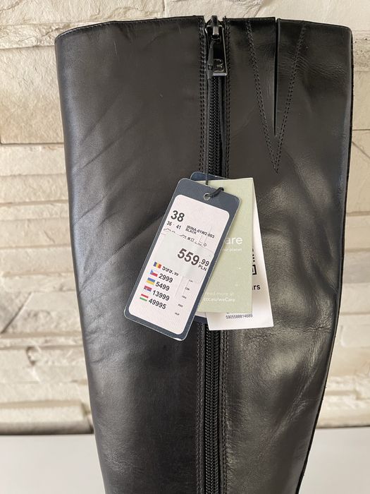 Kozaki skórzane BADURA NOWE rozmiar 38