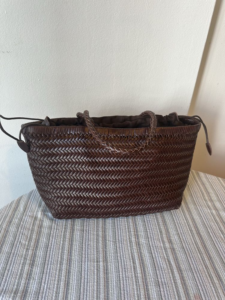 Bolsa de Couro Trançado