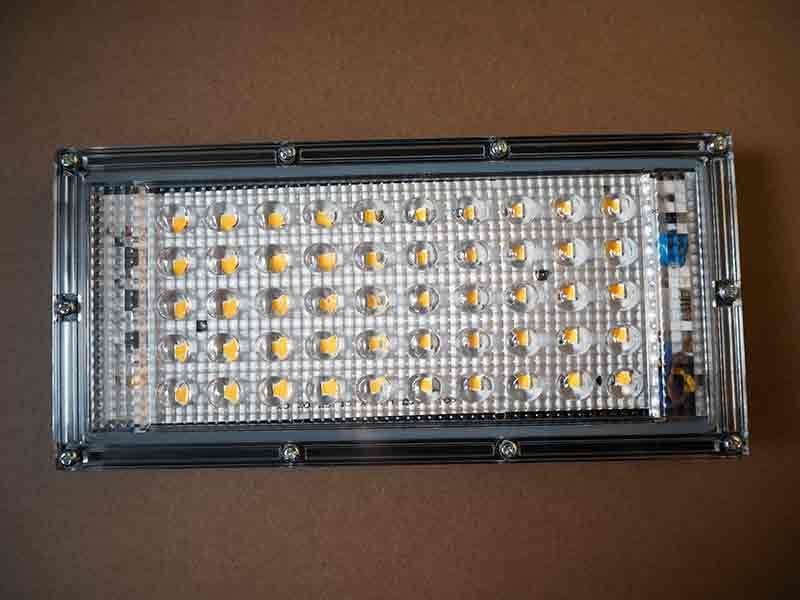 50W встраиваемый уличный LED светодиодный фонарь прожектор светильник