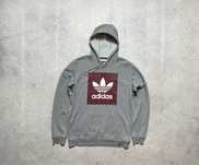 Мужская Кофта Худи Adidas С Большим Логотипом Оригинал Идеал S-M