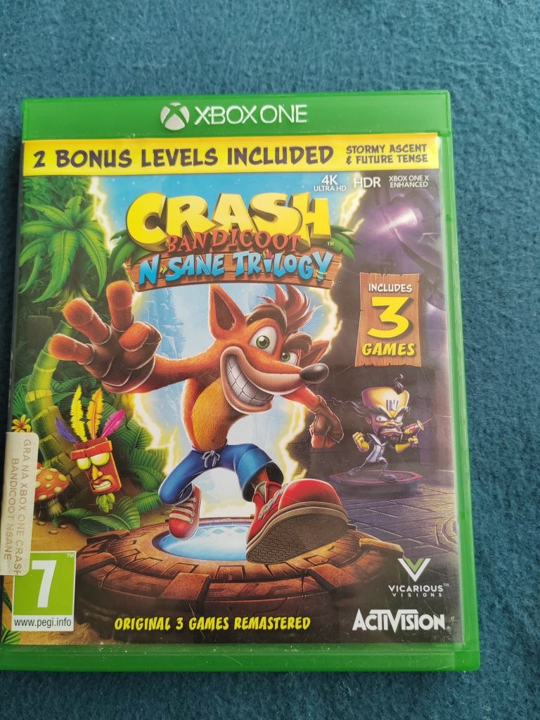 Crash bandicoot n sane trilogy xbox one s x series