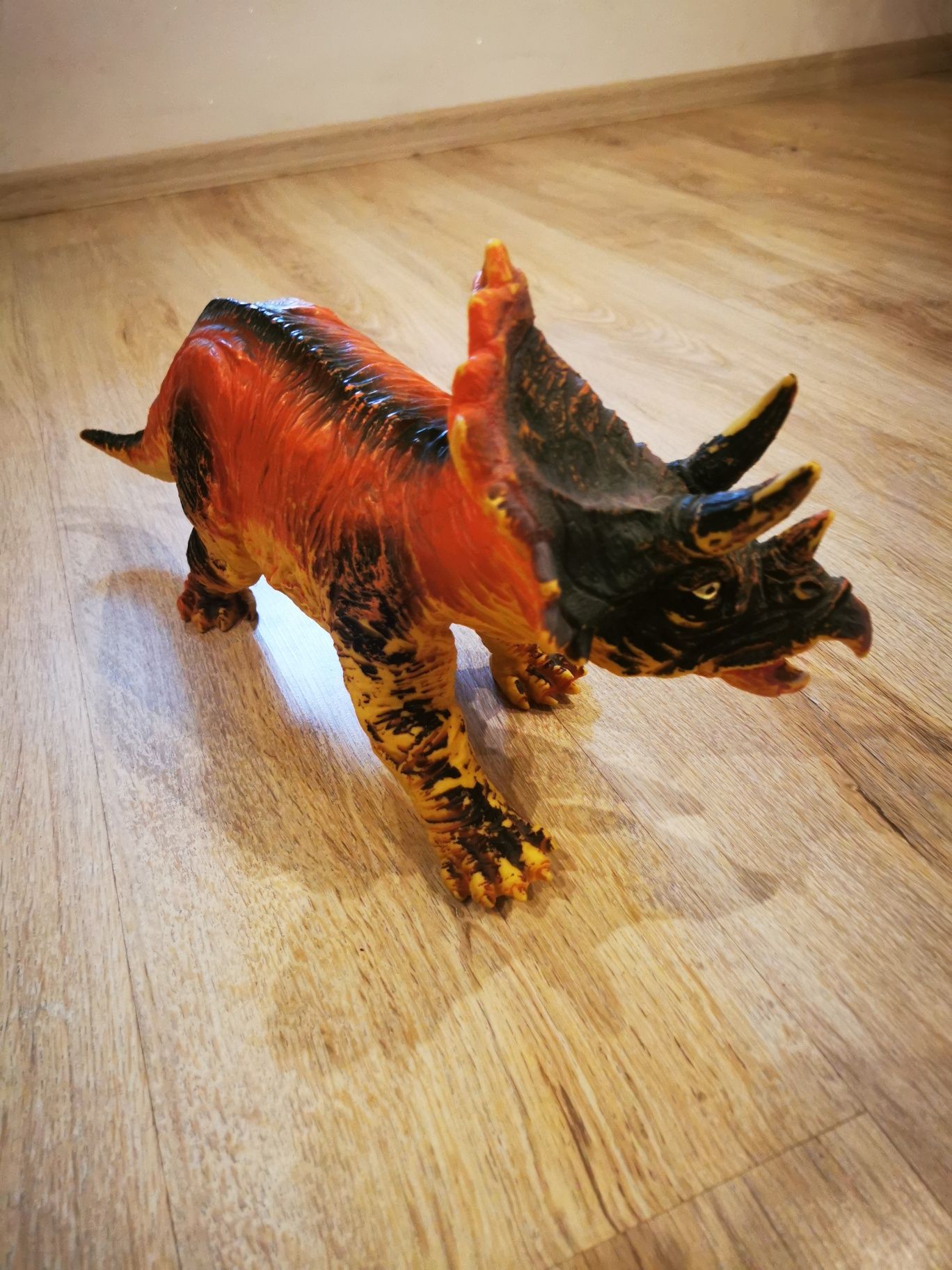 Smiki, Triceratops, zabawka gumowa, 47 cm