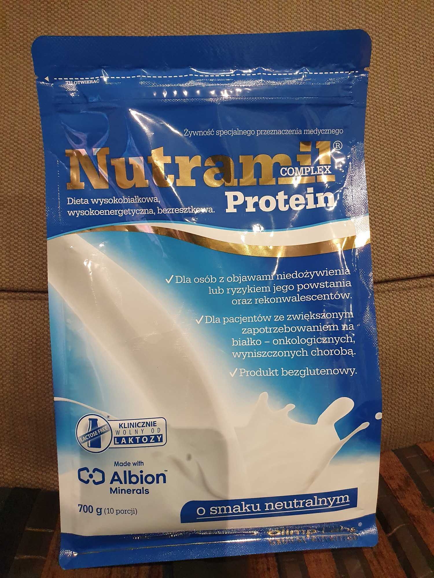 Olimp Nutramil Complex Protein neutr.700G dwa opakowania