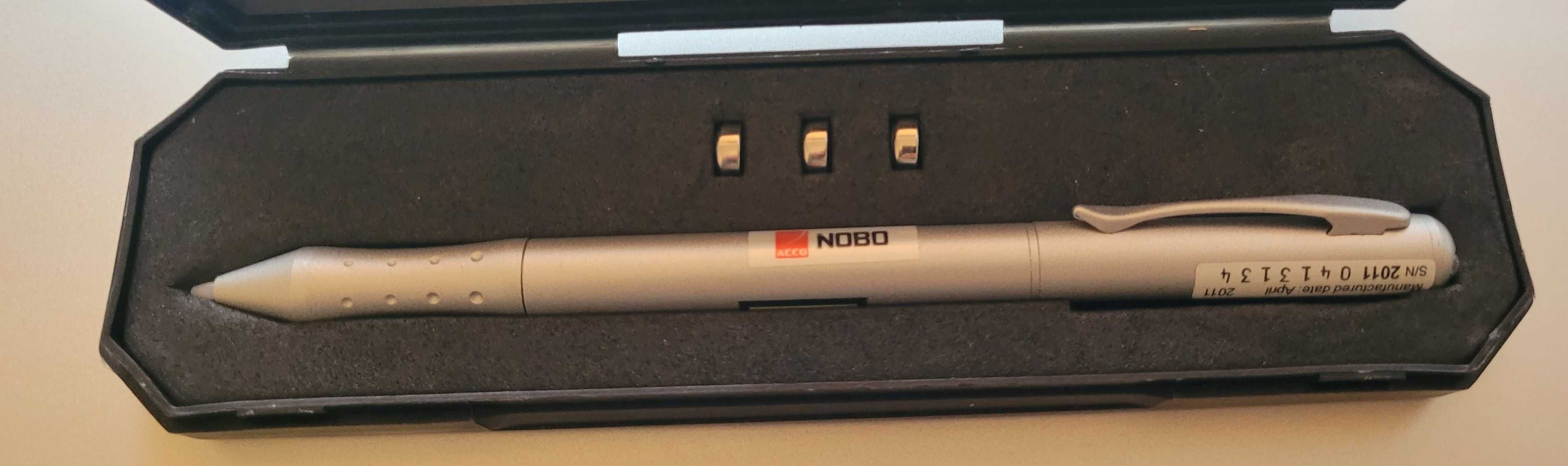 WSKAŹNIK LASEROWY NOBO 4in1 (pointer, długopis, latarka, wsk.PDA) ACCO