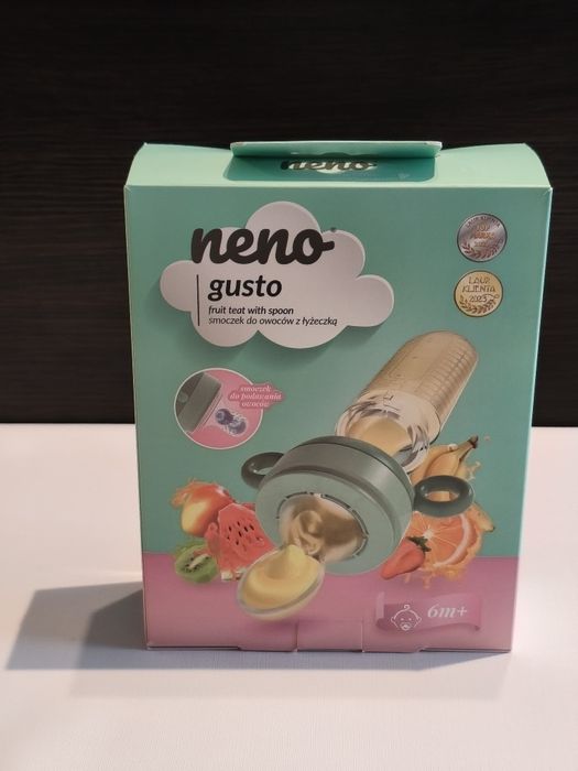 Smoczek do owoców z łyżeczką  Neno Gusto