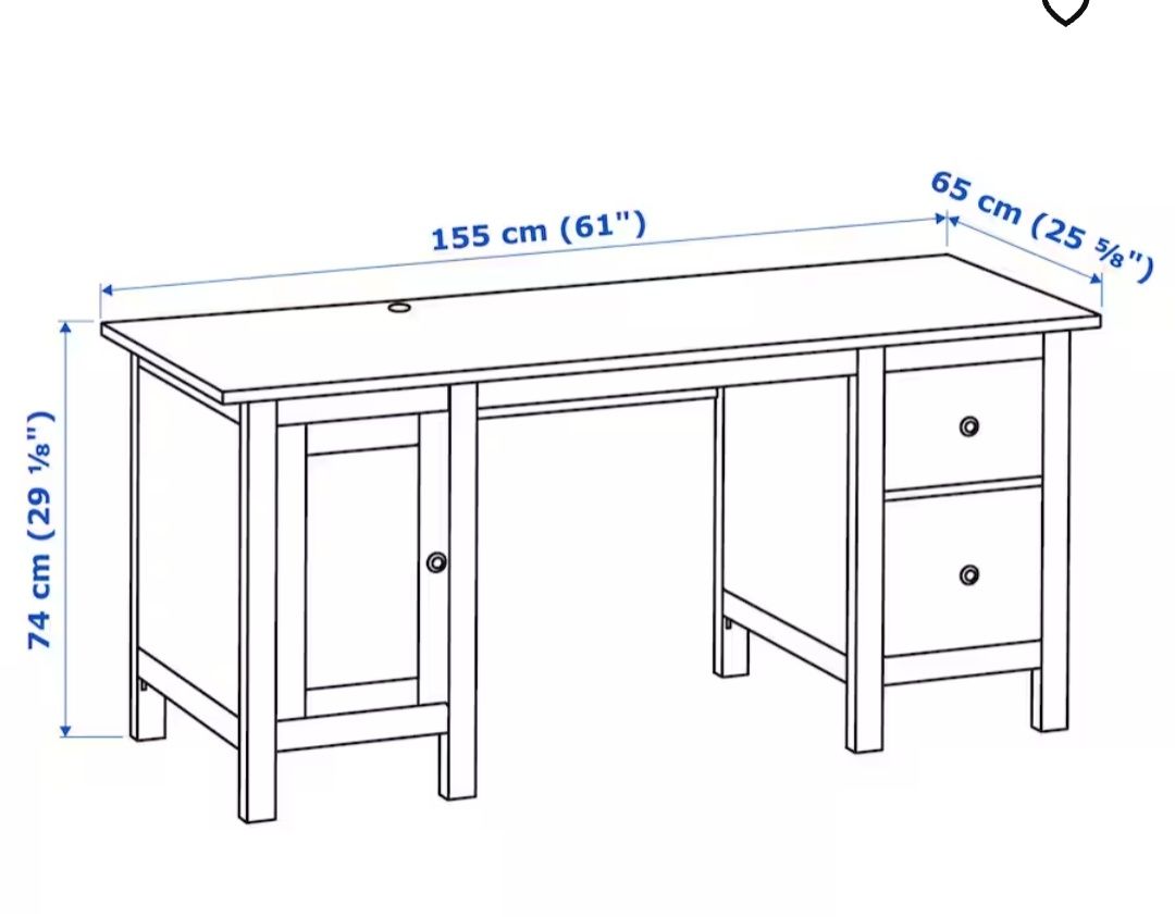 Biurko IKEA Hemnes