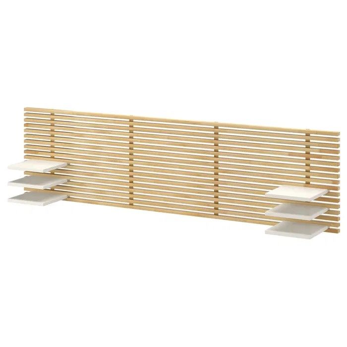 Cabeceira de cama Ikea Mandal com prateleiras ou gavetas