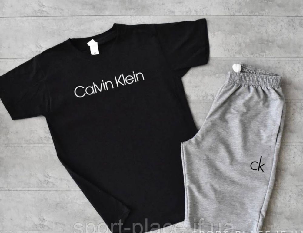 Мужской комплект шорты + футболка Calvin Klein Puma The North Face