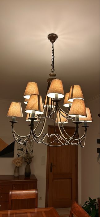 Candeeiro tecto sala jantar