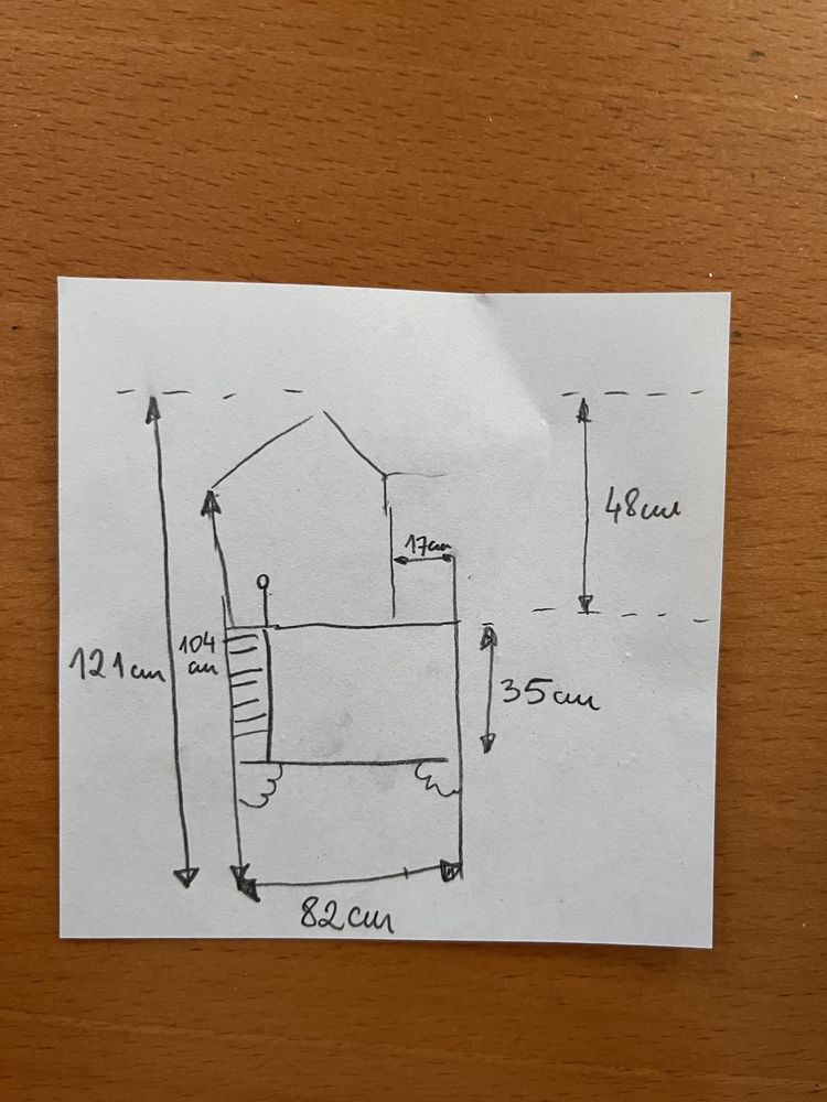 Domek duży dla lalek stan idealny z meblami