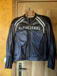 Casaco para moto, Alpinestar 63 em couro