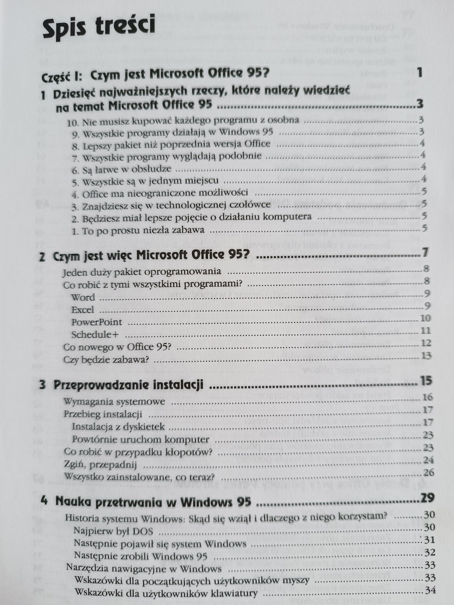 Office dla Windows 95 nie tylko dla orłów