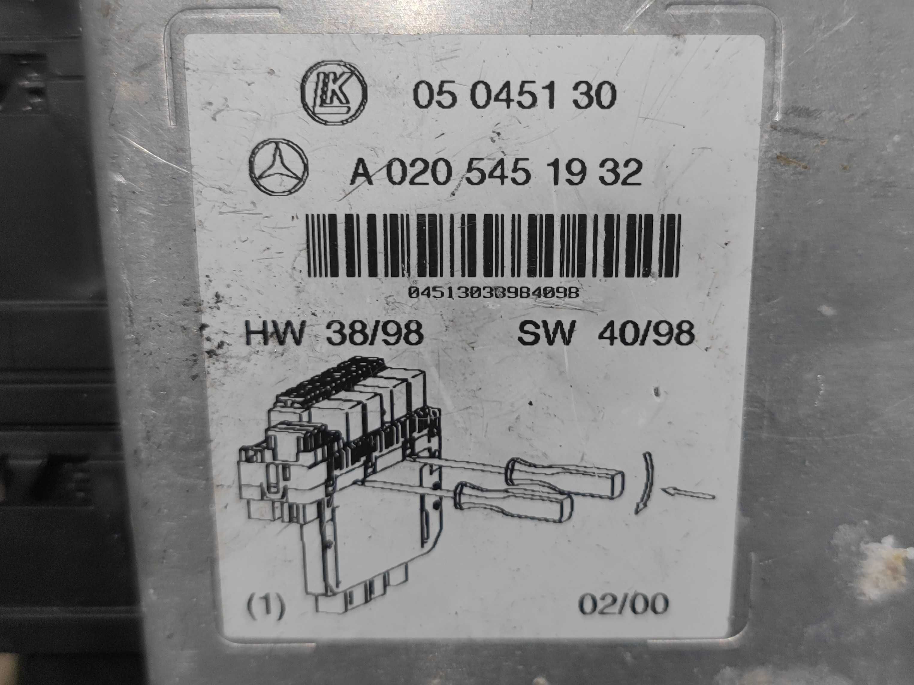 Mercedes W 220 Moduł Sterownik SAM Skrzynka Bezpieczników