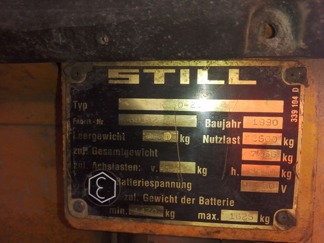 Wózek widłowy elektryczny Still