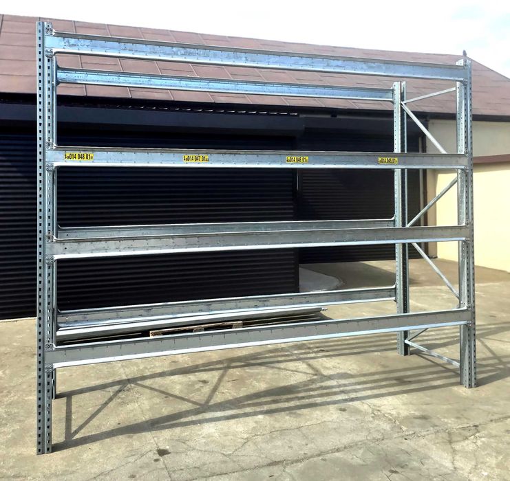 Regał magazynowy paletowy 3 tony/półka dł. 3,8m szer. 1,1m, wys. 3m