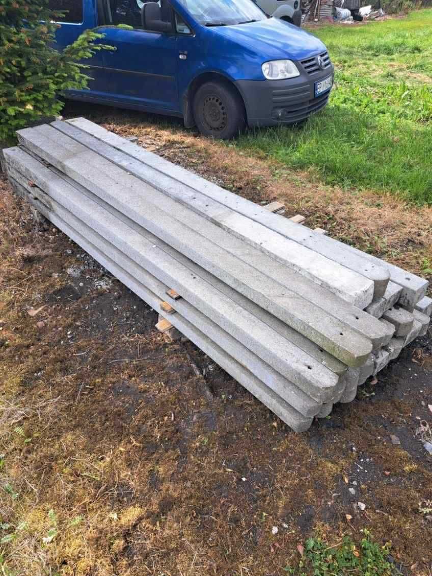 Sprzedam słupki betonowe 2,8 m do drzewek, ogrodzenia, sadu 280 cm