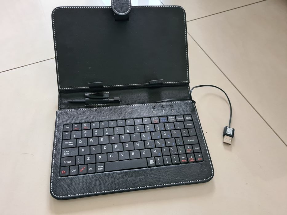 Klawiatura zewnętrzna do tabletu, podstawka USB etui rysik