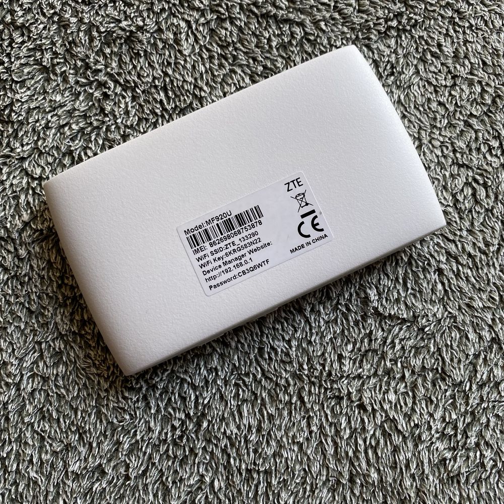Мобильный 4G Wi-Fi роутер ZTE MF920U