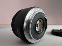 Canon EF 50mm f/1.8 STM + filtr – jak nowy