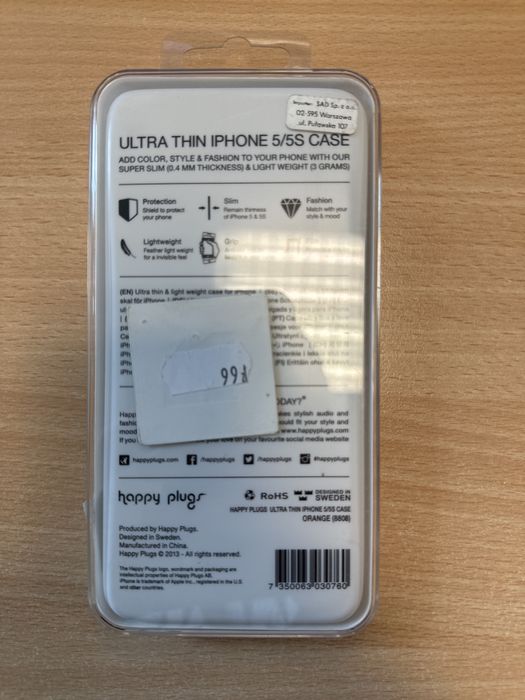 Nowe etui iphone 5/5S pomaranczowe